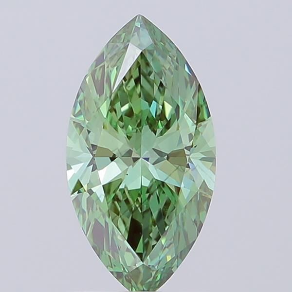 1.55 CT Fancy Vivid Green MARQUISE