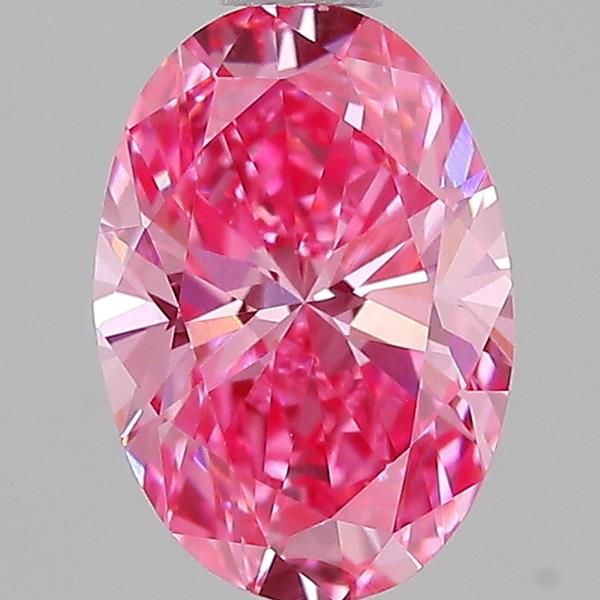 0.8 CT Fancy Vivid Pink OVAL