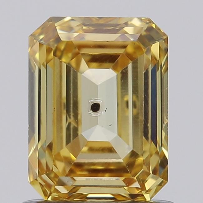 1.04 CT Fancy Yellow EMERALD