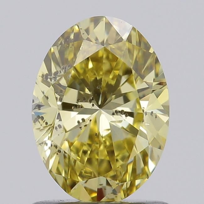 1.01 CT Fancy Intense Yellow OVAL