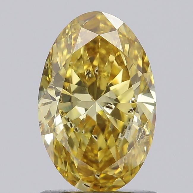 1.08 CT Fancy Vivid Yellow OVAL