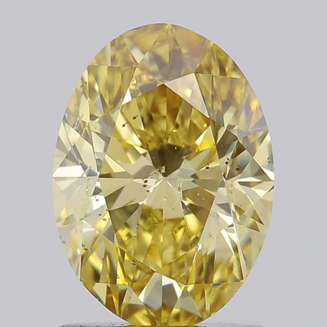 1.0 CT Fancy Intense Yellow OVAL