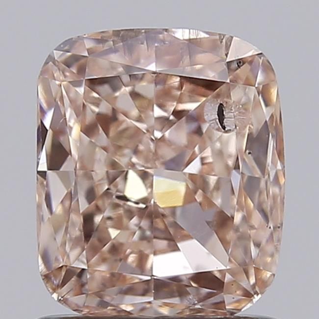 1.03 CT Fancy Brownish Pink CUSHION MODIFIED
