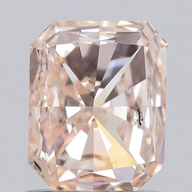 1.0 CT Fancy Brownish Pink RADIANT