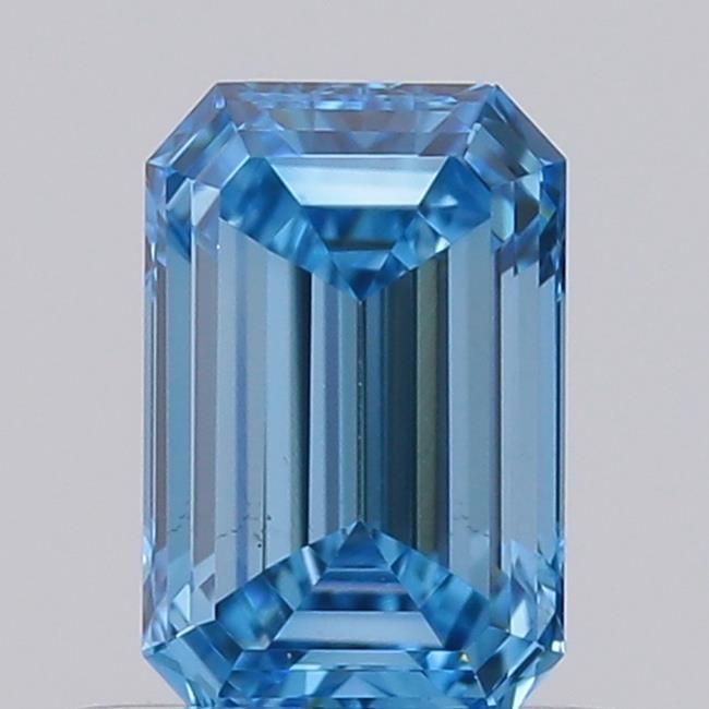 0.49 CT Fancy Vivid Blue EMERALD