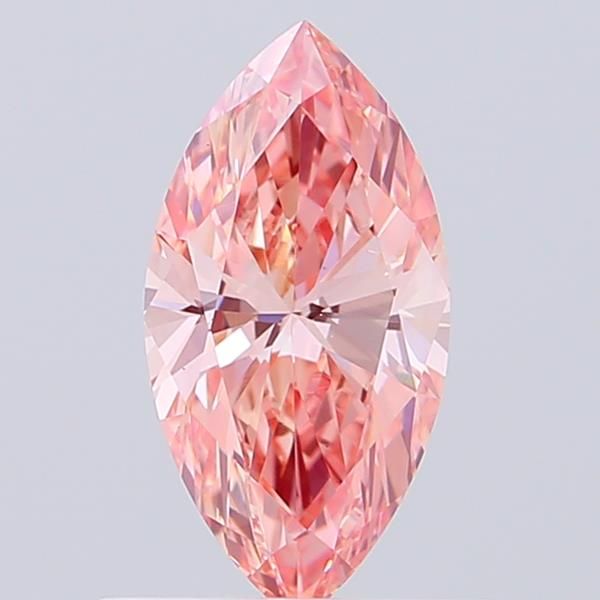 0.68 CT Fancy Vivid Pink MARQUISE
