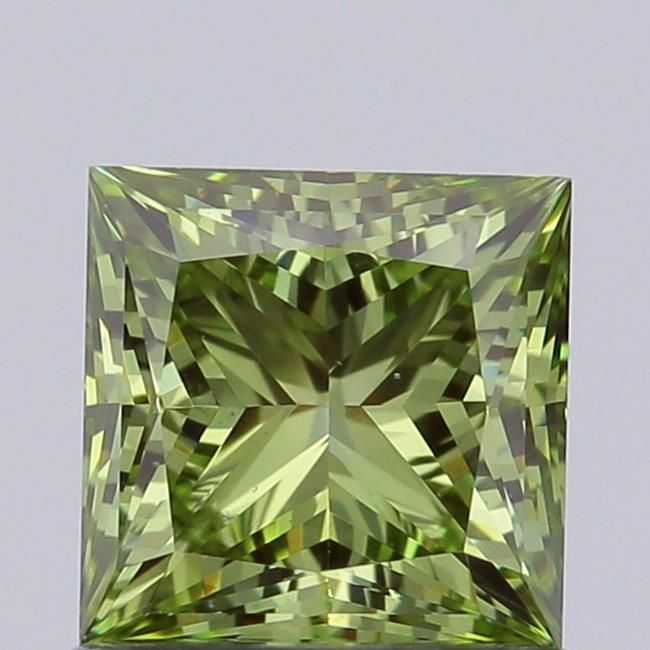 0.9 CT Fancy Vivid Green PRINCESS