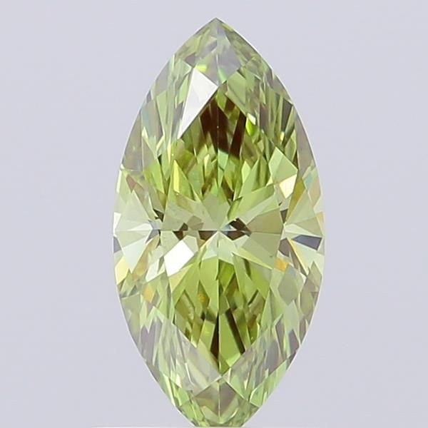 0.87 CT Fancy Vivid Green MARQUISE
