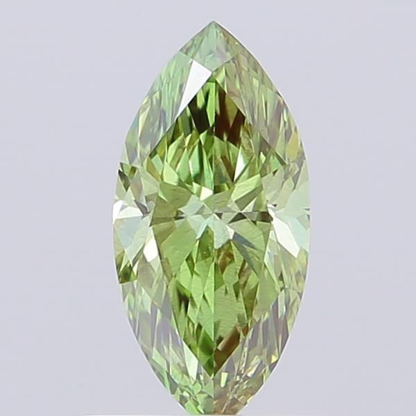 0.71 CT Fancy Vivid Green MARQUISE