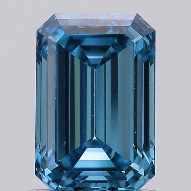 0.94 CT Fancy Vivid Blue EMERALD