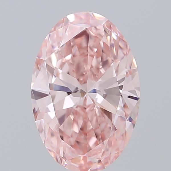0.89 CT Fancy Vivid Pink OVAL