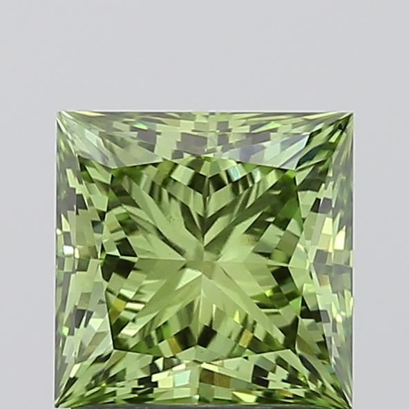 1.46 CT Fancy Vivid Green PRINCESS