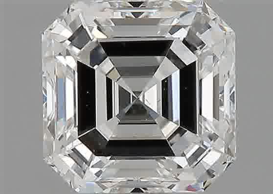 1.63 ct Asscher diamond