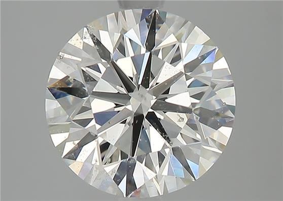 Diamant Rond 2.50 ct - Couleur J - Pureté SI2