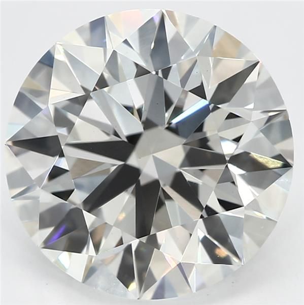 2.60 ct. round Lab Grown Diamond front image