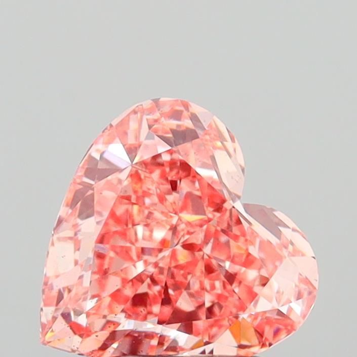 1.82 CT Fancy Vivid Pink HEART
