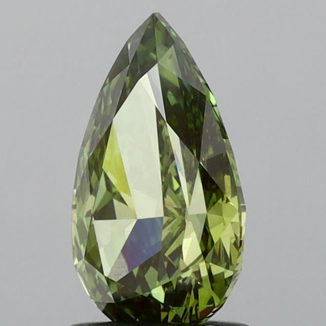 1.29 CT Fancy Vivid Green PEAR
