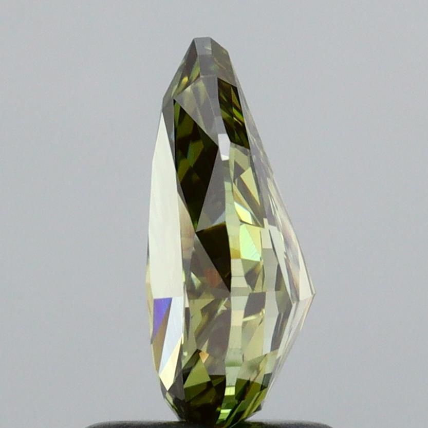 1.14 CT Fancy Vivid Green PEAR