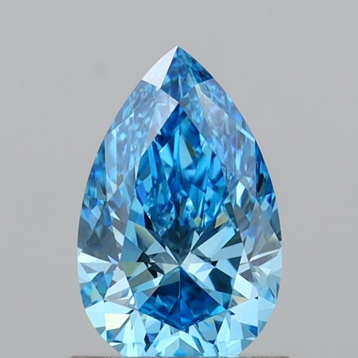 1.04 CT Fancy Vivid Blue PEAR