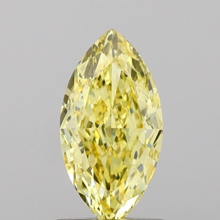 1.07 CT Fancy Intense Yellow MARQUISE