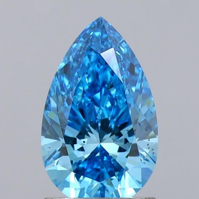 1.51 CT Fancy Vivid Blue PEAR