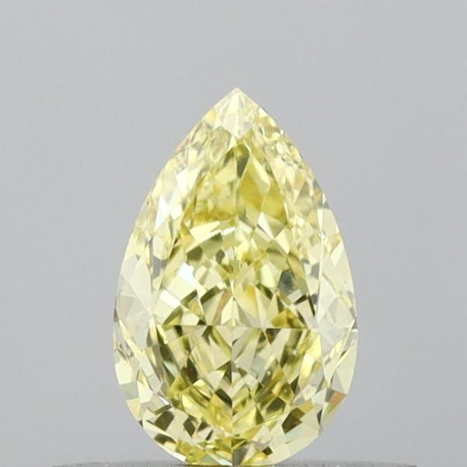 0.41 CT Fancy Yellow PEAR