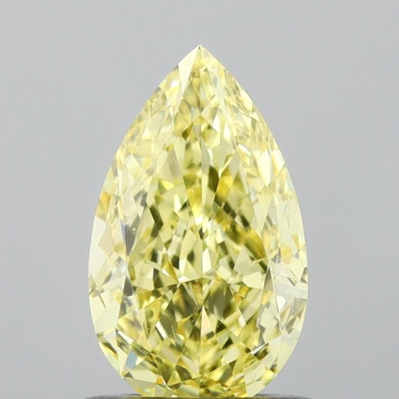 0.92 CT Fancy Intense Yellow PEAR