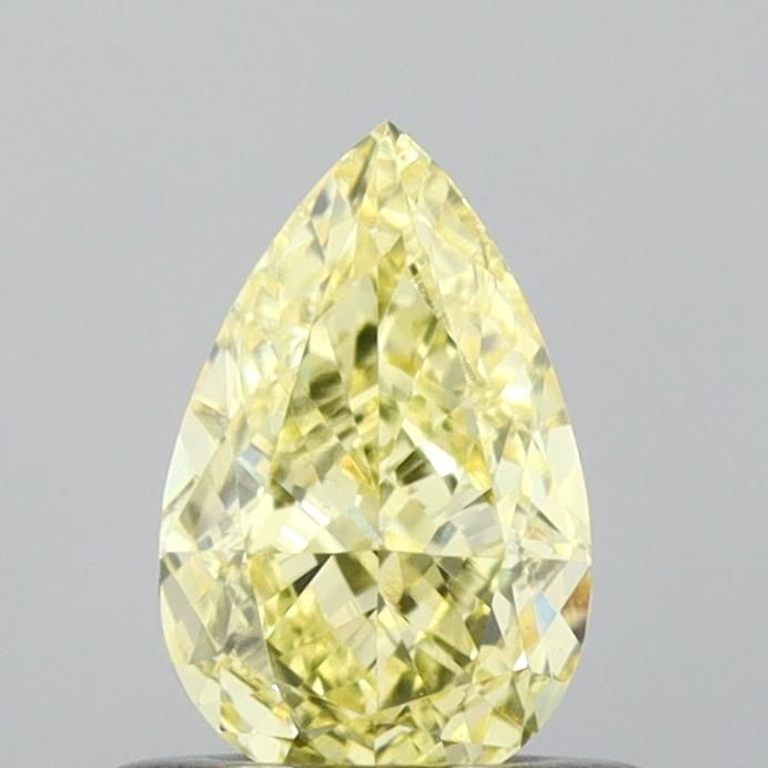 0.61 CT Fancy Yellow PEAR