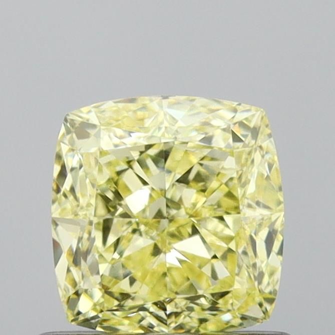 0.83 CT Fancy Yellow CUSHION MODIFIED