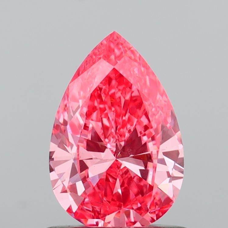 0.5 CT Fancy Vivid Pink HEART