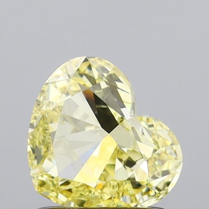 1.03 CT Fancy Intense Yellow HEART
