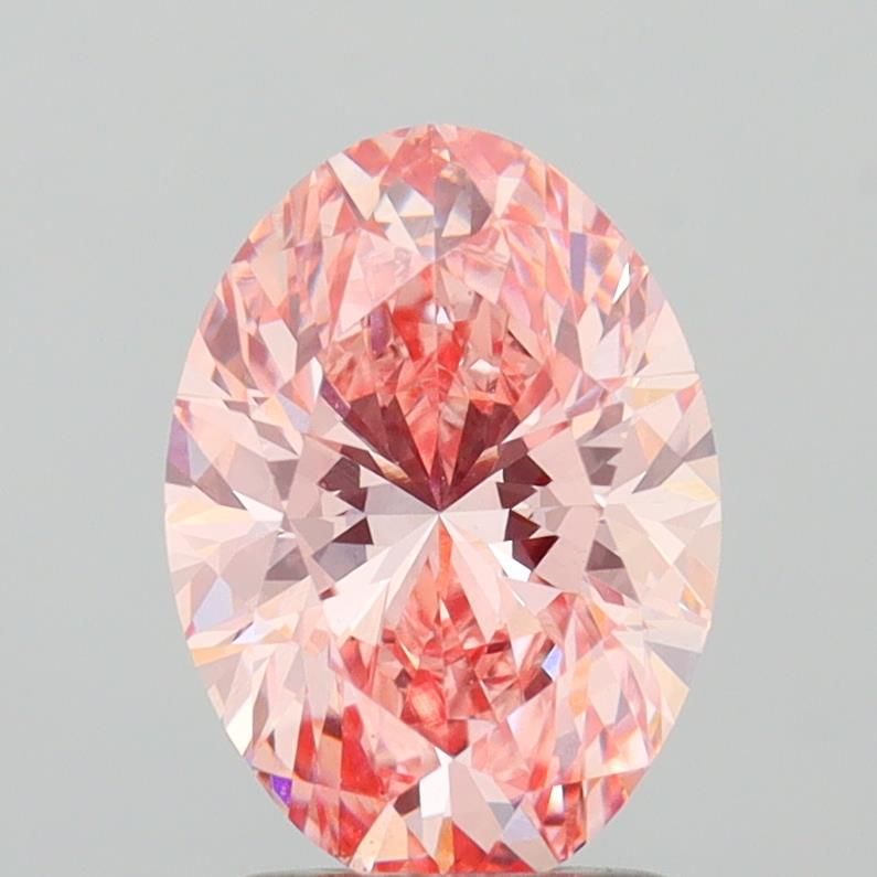 2.02 CT Fancy Vivid Pink OVAL