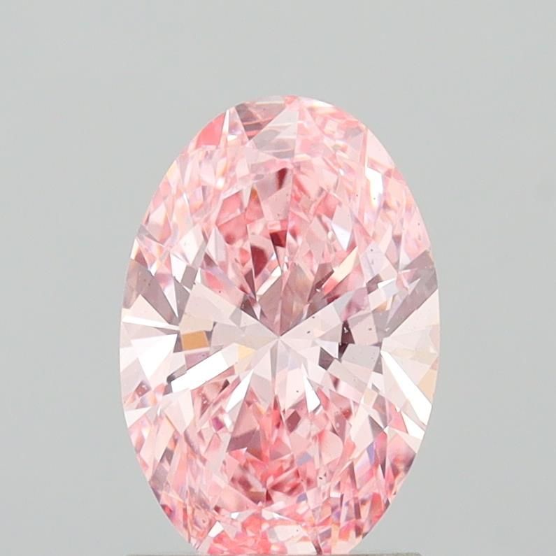 1.51 CT Fancy Vivid Pink OVAL