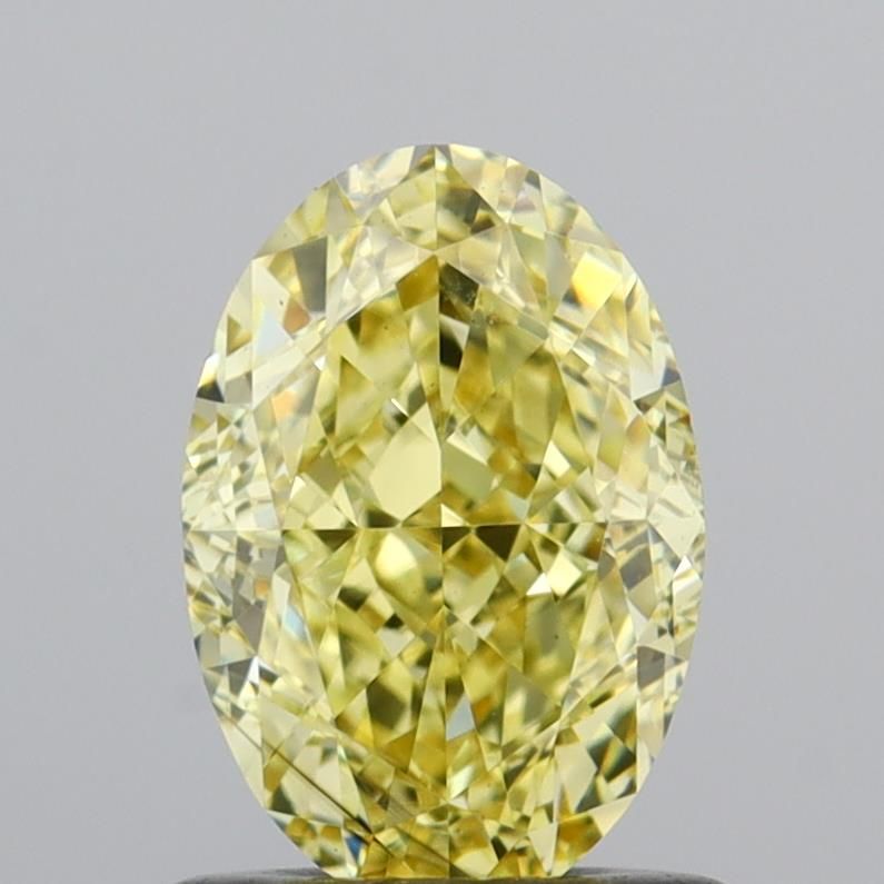 1.07 CT Fancy Intense Yellow OVAL