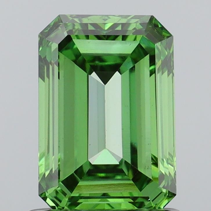 1.22 CT Fancy Vivid Green EMERALD