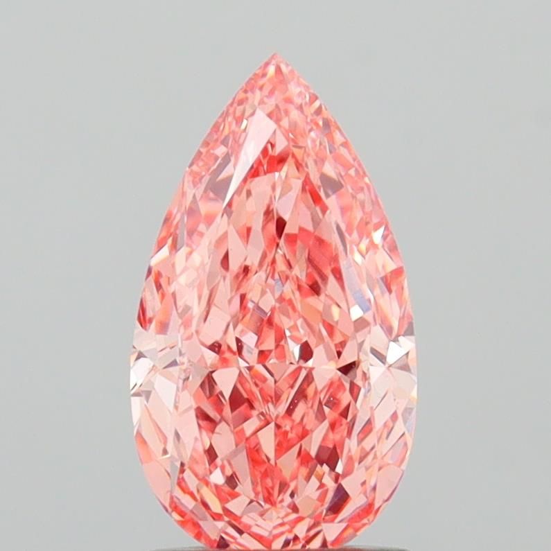 1.56 CT Fancy Vivid Pink PEAR