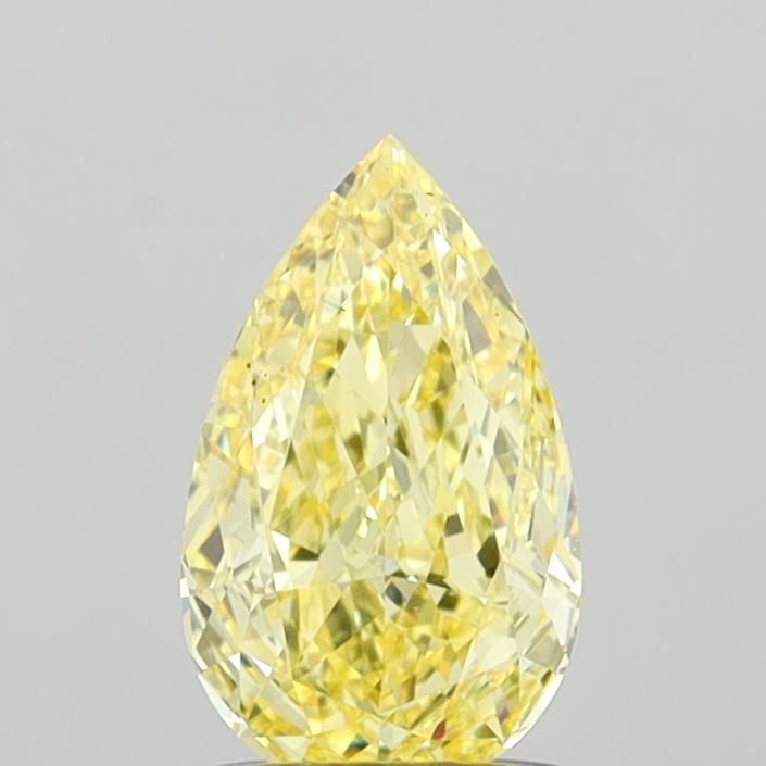 1.07 CT Fancy Yellow PEAR