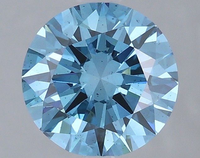 1.5 CT Fancy Vivid Blue ROUND