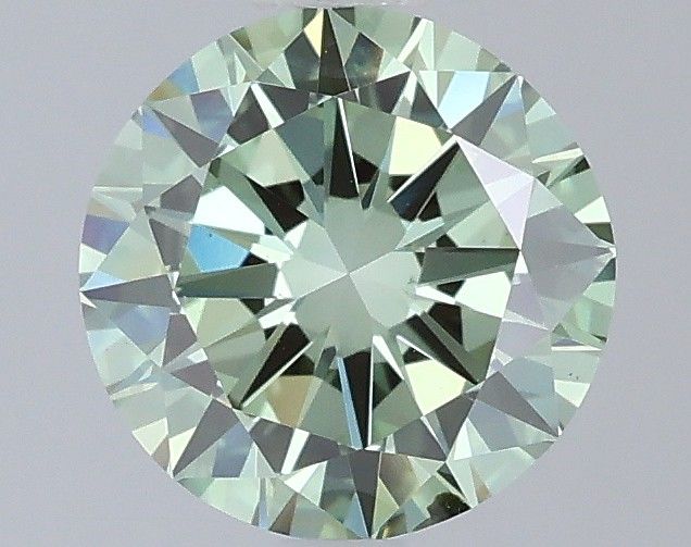 1.5 CT Fancy Vivid Green ROUND
