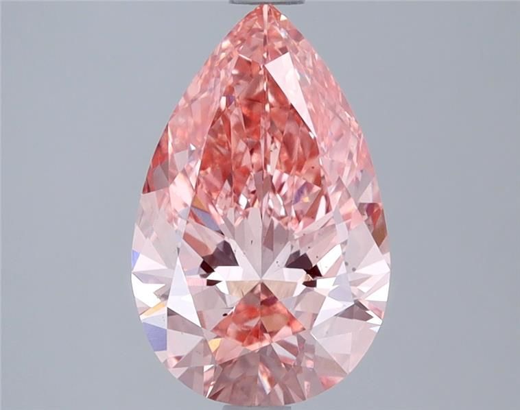 1.89 CT Fancy Vivid Pink PEAR