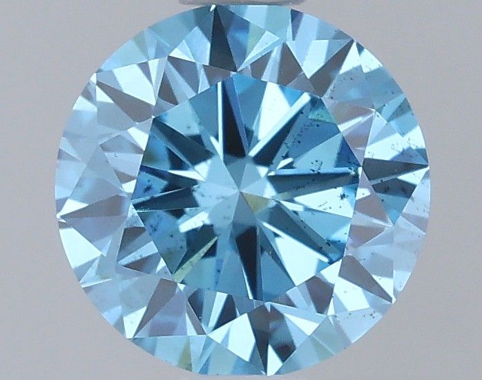 0.78 CT Fancy Vivid Blue ROUND