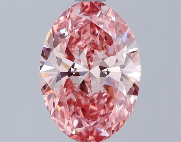 1.43 CT Fancy Vivid Pink OVAL