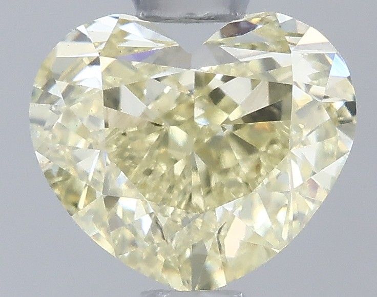 1.08 CT Fancy Light Yellow HEART