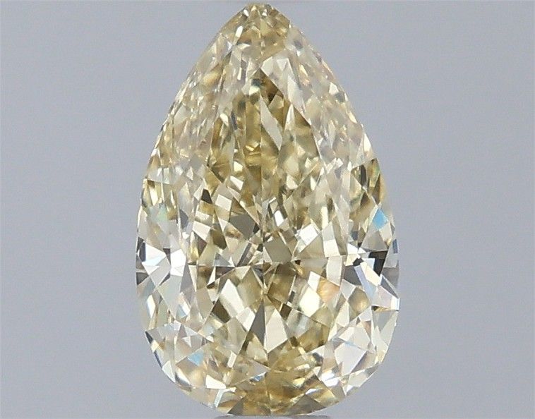0.73 CT Fancy Light Yellow PEAR