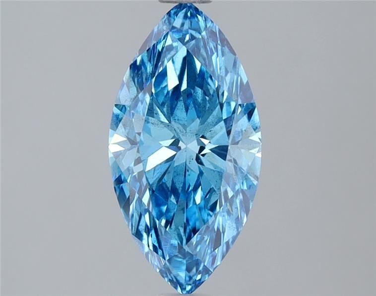 1.2 CT Fancy Vivid Blue MARQUISE
