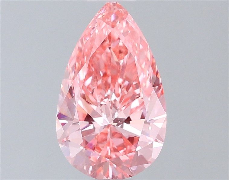 0.78 CT Fancy Vivid Pink PEAR