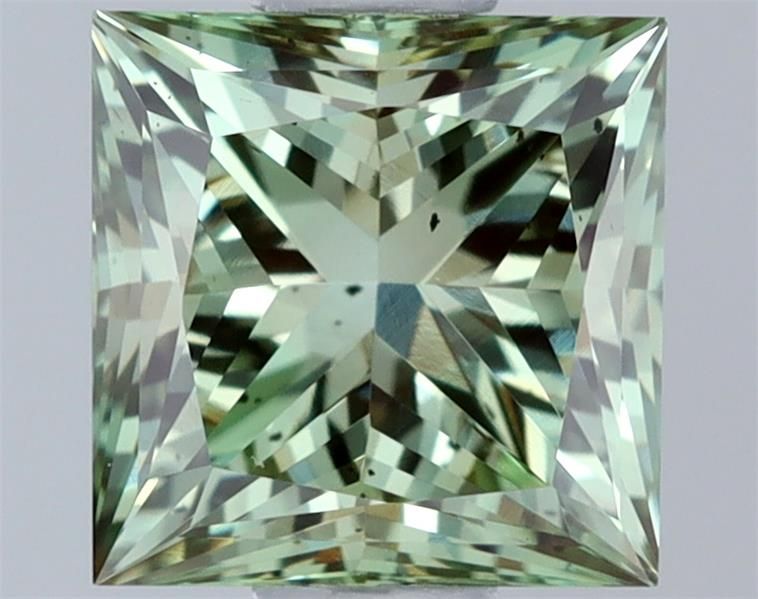 0.7 CT Fancy Vivid Green PRINCESS