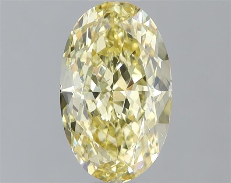 0.92 CT Fancy Yellow OVAL