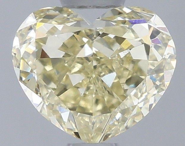 1.04 CT Fancy Light Yellow HEART