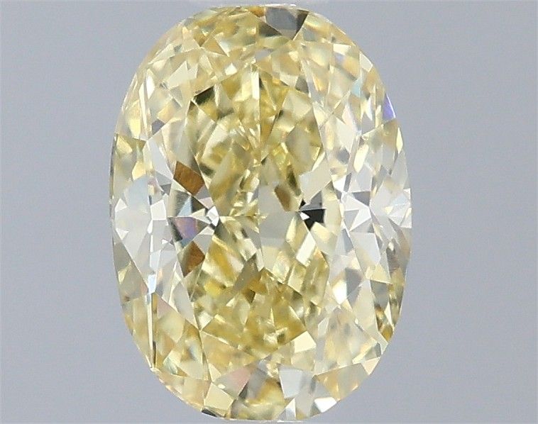 0.67 CT Fancy Yellow OVAL